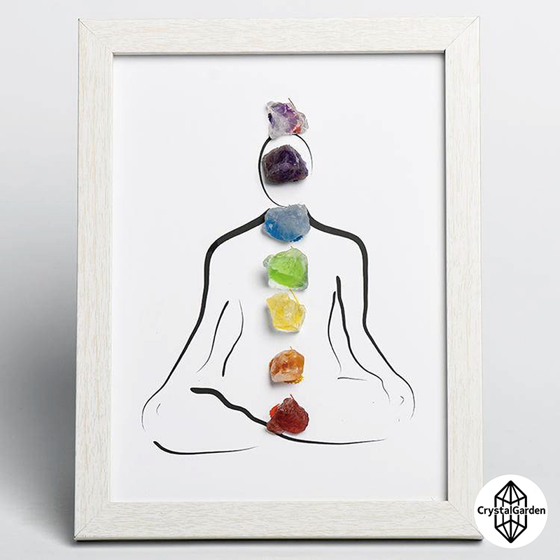 Raw Stone Seven Chakra Picture Frames - Image 6