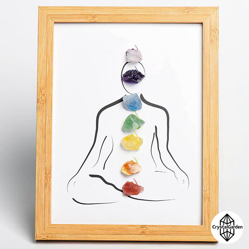 Raw Stone Seven Chakra Picture Frames - Image 7