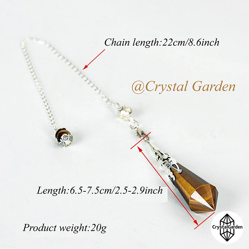 Various Materials Crystal Pendulums - Image 4