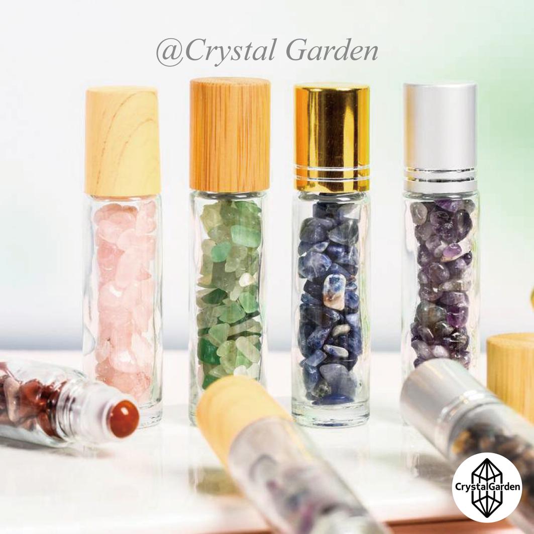 Crystal Crushed Stone Beaded Bottle - Image 4