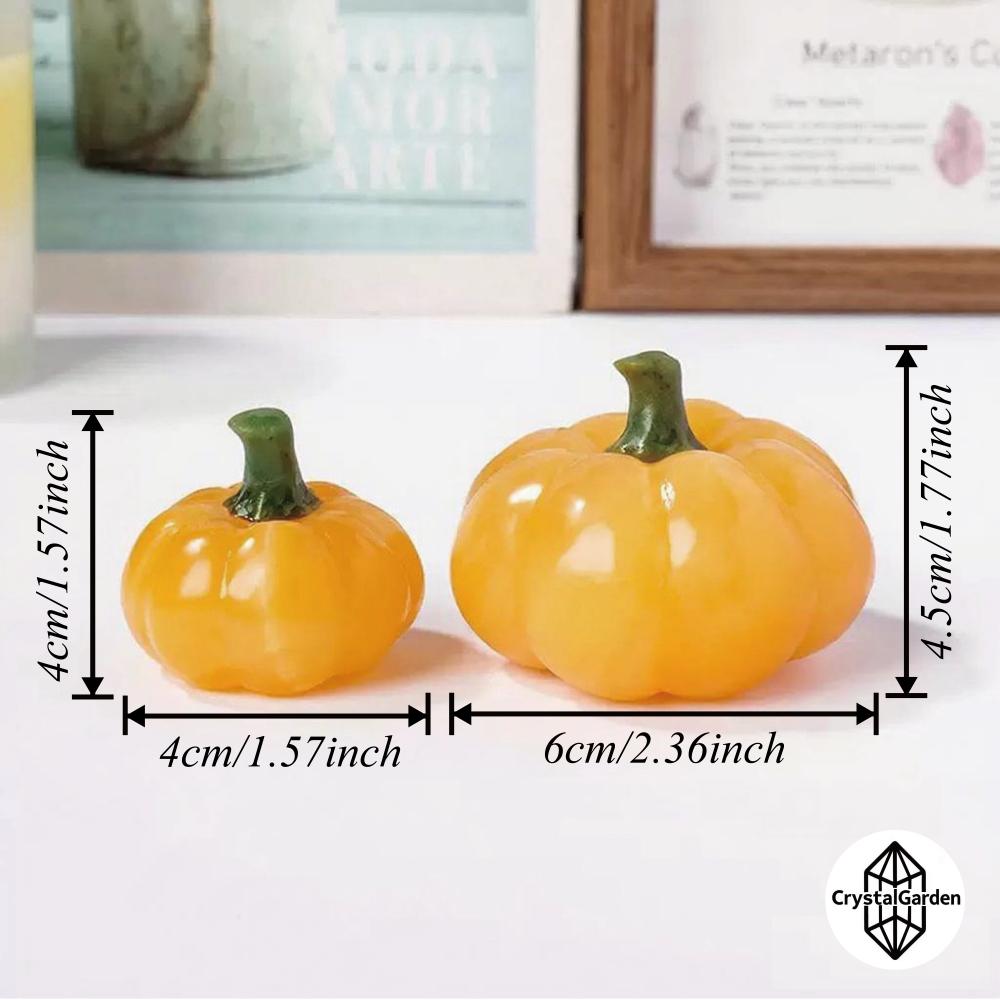 Honey Calcite Pumpkin Carvings - Image 2
